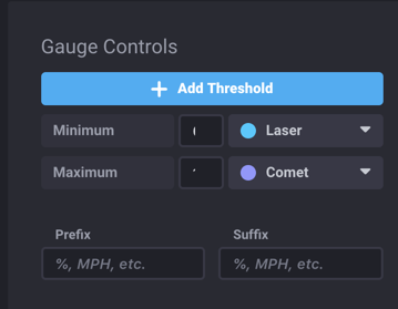 Gauge Controls